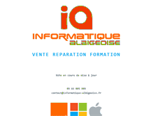 Tablet Screenshot of informatique-albigeoise.fr